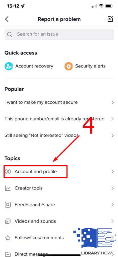 Accounts and Profile - Step 4
