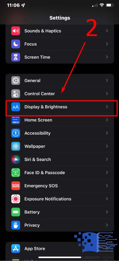 Display Brightness - Step 2