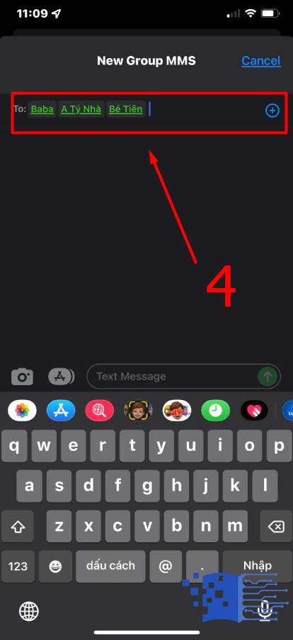 How you can start a Group Text on Your iPhone - Step 4