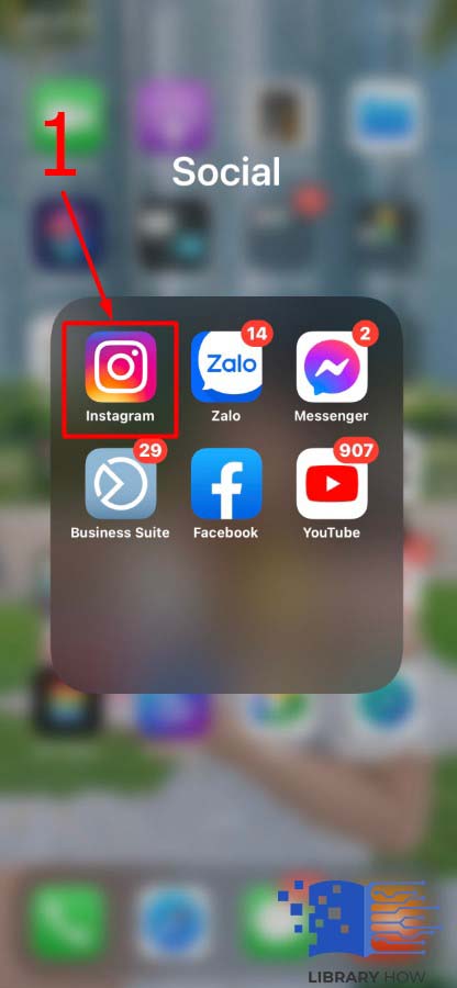 Open your Instagram application 1