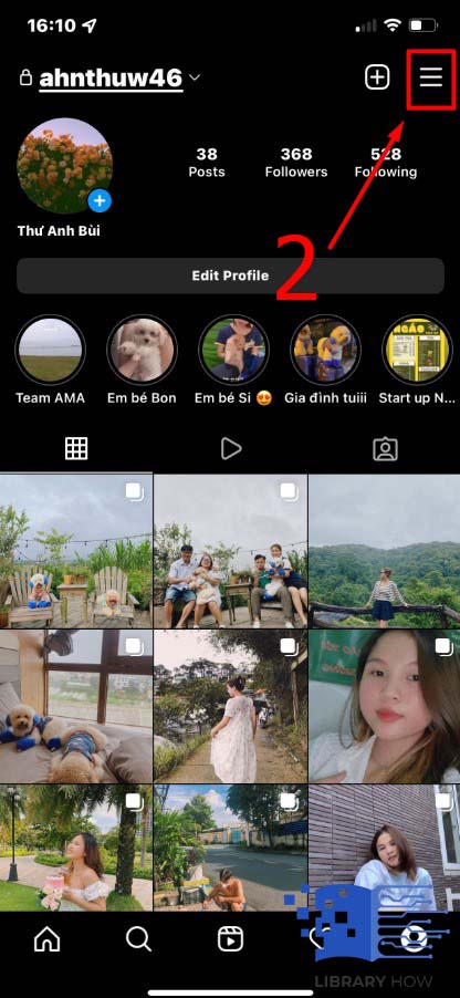 Tap on three horizontal lines icon on Instagram - Step 2