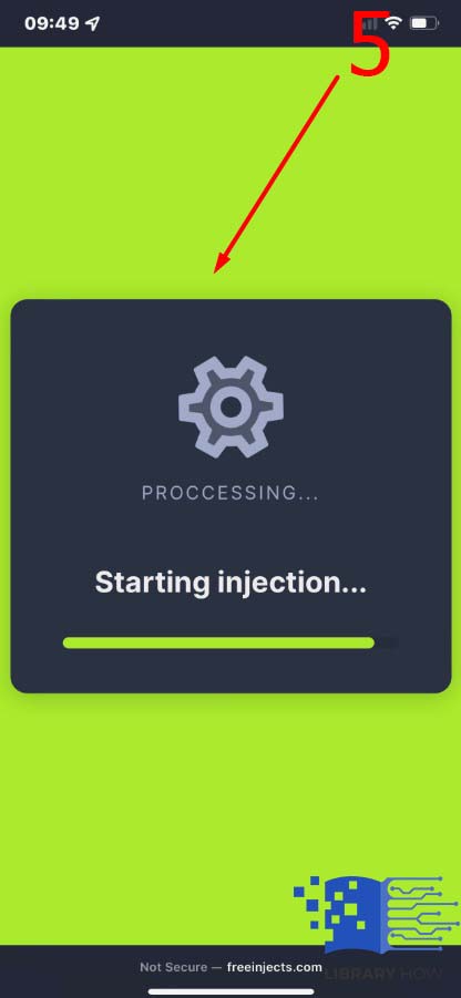 Wait for the request to process - Step 5