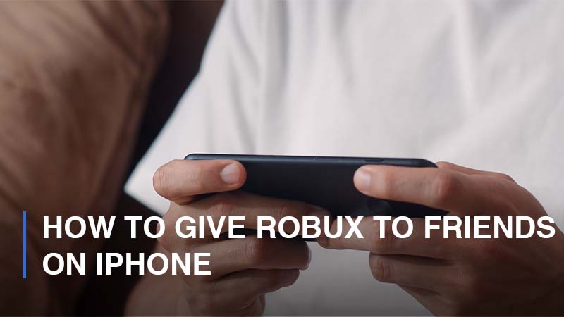 How To Give Robux To friends on iPhone