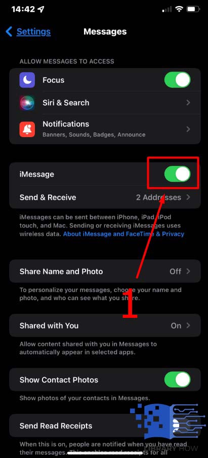 Open the iMessage app from your iPhone's Home screen - Step 1