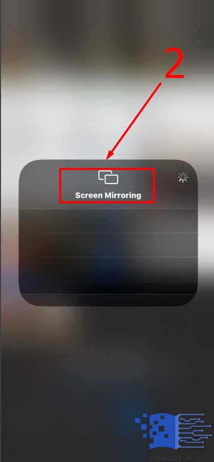 Using Screen Mirroring Feature - Step 2