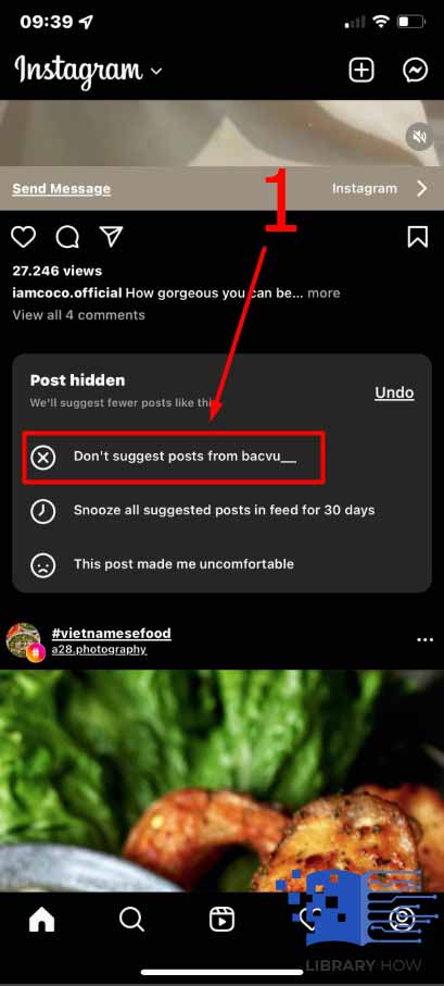 Don't suggest posts related to - Step 1