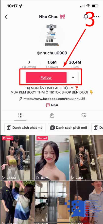 How to Search for Users on TikTok - Step 3