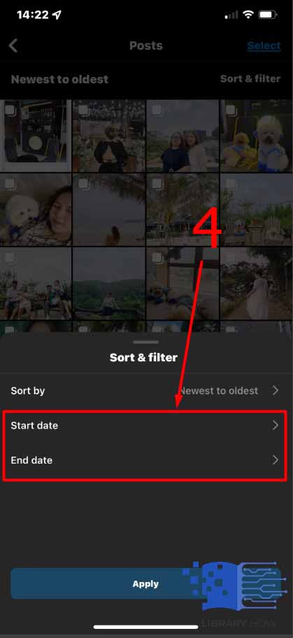 How to See Your Old Posts on Instagram Without Scrolling - Step 4