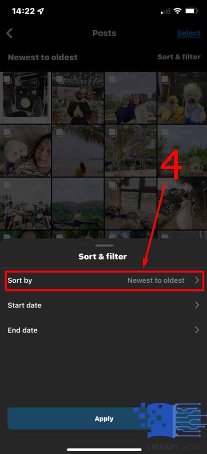 How to See the Oldest Posts on Instagram - Step 4