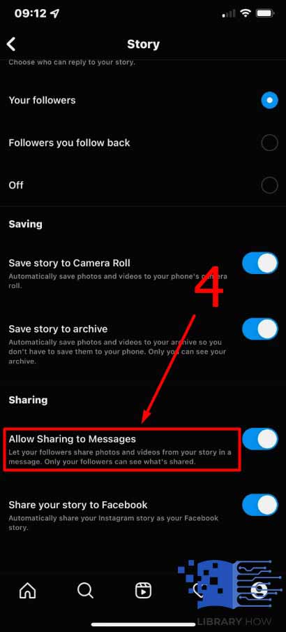 How to Stop Allowing Others to Share Your Instagram Posts - Step 4