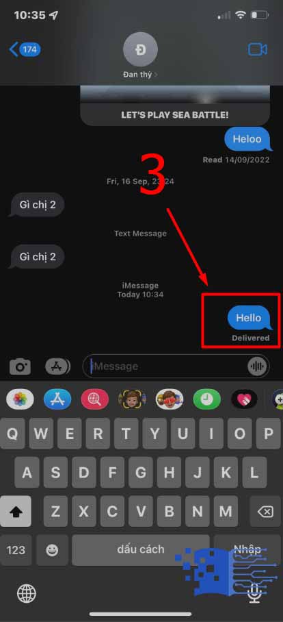 How to find out if someone blocked you on iMessage - Step 3