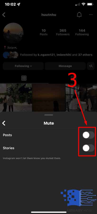 Mute & Unmute Someone Via Their Instagram Profiles - Step 3