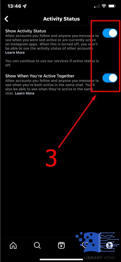 Check Out the Activity Status Step 3.2